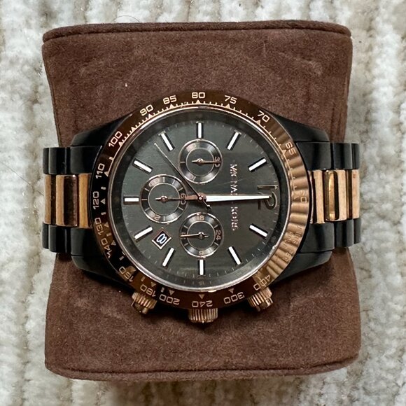 Michael Kors MIC 178064 brown watch - Picture 1 of 6